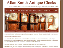 Tablet Screenshot of allansmithantiqueclocks.co.uk